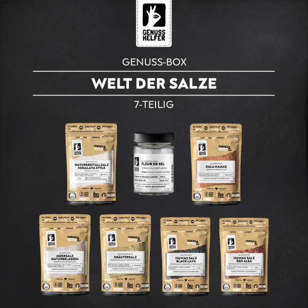 Genuss Box Welt der Salze, 7 Tlg.