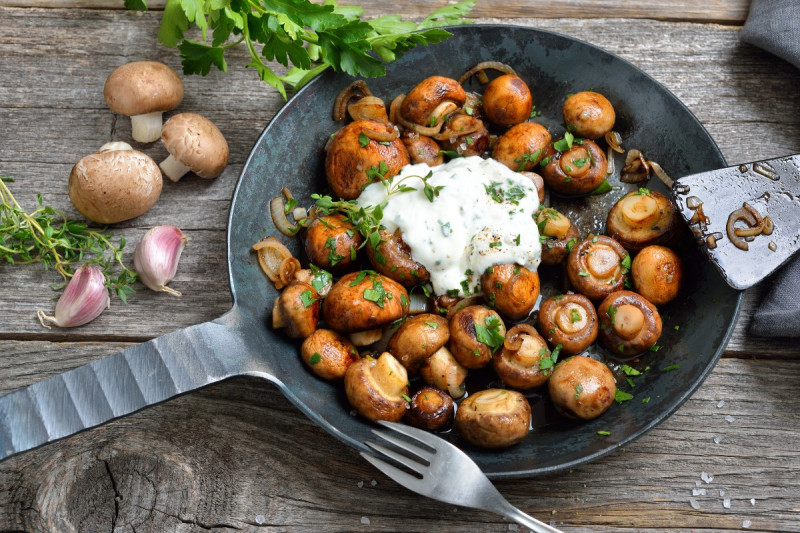 champignons mit knoblauchsosse bremer gewuerzhandel